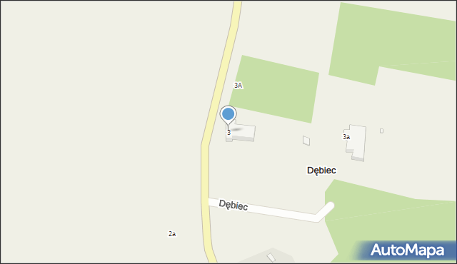 Dębiec, Dębiec, 3, mapa Dębiec