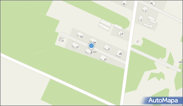 Dębinki, Dębinki, 1f, mapa Dębinki