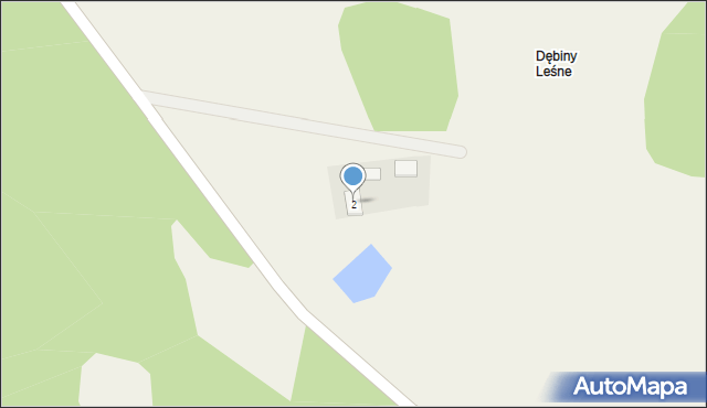Dębiny, Dębiny, 2, mapa Dębiny