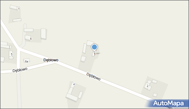 Dębłowo, Dębłowo, 3, mapa Dębłowo