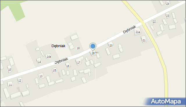 Dębniak, Dębniak, 19, mapa Dębniak