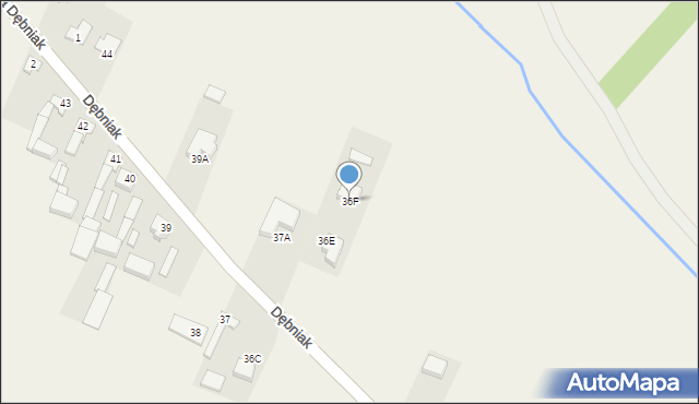 Dębniak, Dębniak, 36F, mapa Dębniak