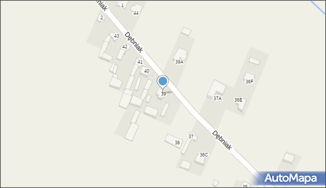 Dębniak, Dębniak, 39, mapa Dębniak