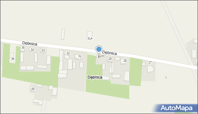 Dębnica, Dębnica, 30, mapa Dębnica