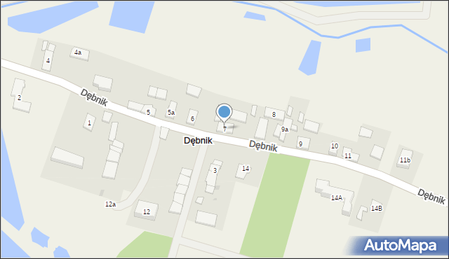 Dębnik, Dębnik, 7, mapa Dębnik