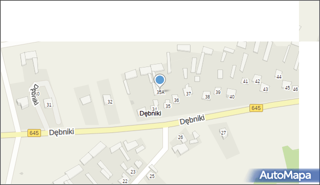 Dębniki, Dębniki, 35A, mapa Dębniki