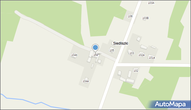 Dębno, Dębno, 104, mapa Dębno