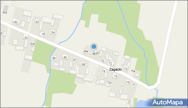 Dębno, Dębno, 69, mapa Dębno