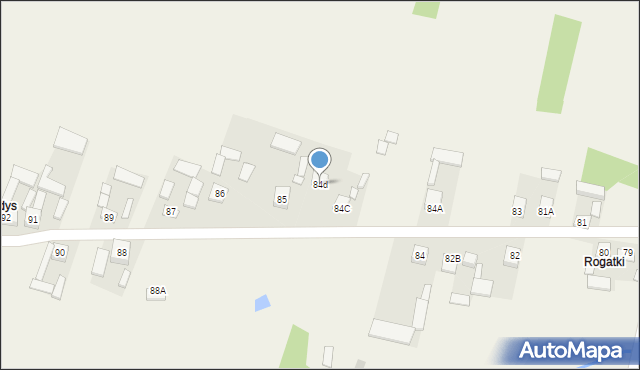 Dębno, Dębno, 84d, mapa Dębno