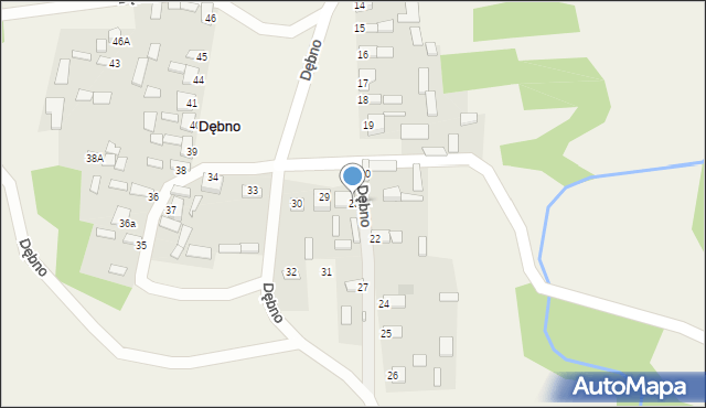 Dębno, Dębno, 28, mapa Dębno