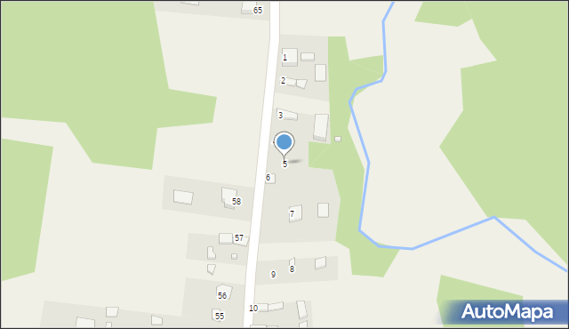 Dębno, Dębno, 5, mapa Dębno