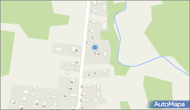 Dębno, Dębno, 7, mapa Dębno