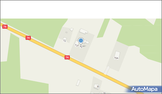 Dębno, Dębno, 71, mapa Dębno