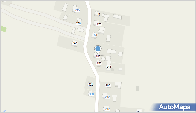 Dębno, Dębno, 147, mapa Dębno