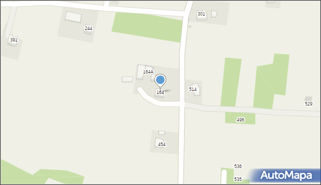 Dębno, Dębno, 164, mapa Dębno