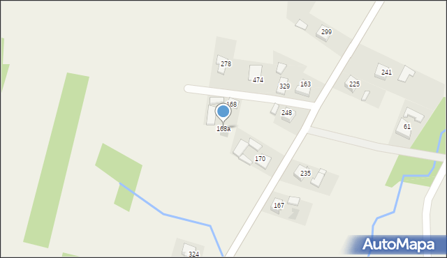 Dębno, Dębno, 168a, mapa Dębno