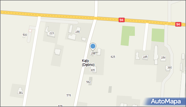 Dębno, Dębno, 198, mapa Dębno