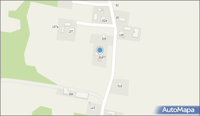 Dębno, Dębno, 203, mapa Dębno