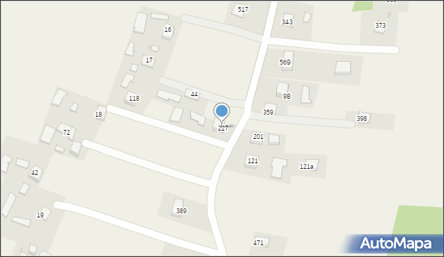 Dębno, Dębno, 227, mapa Dębno