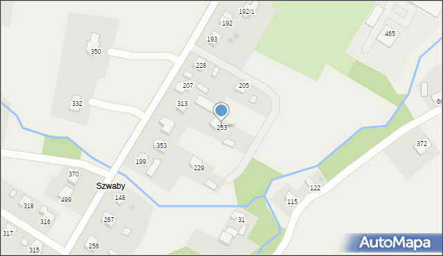 Dębno, Dębno, 253, mapa Dębno