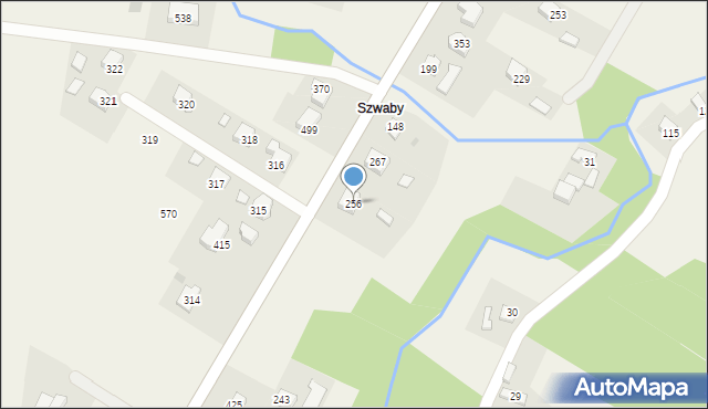 Dębno, Dębno, 256, mapa Dębno