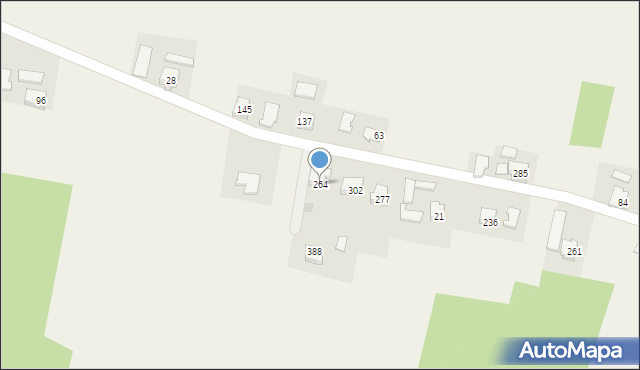 Dębno, Dębno, 264, mapa Dębno