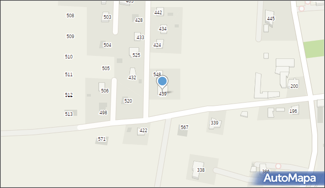 Dębno, Dębno, 439, mapa Dębno