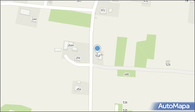 Dębno, Dębno, 514, mapa Dębno