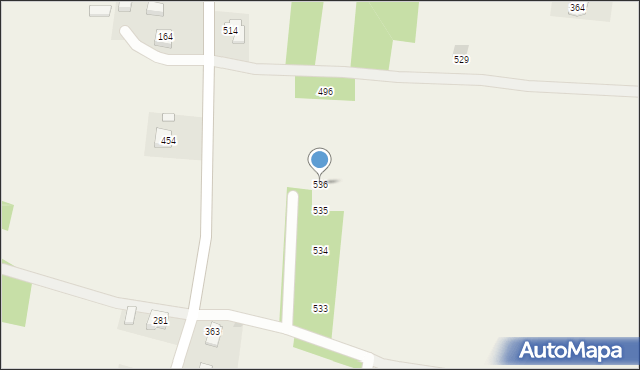 Dębno, Dębno, 536, mapa Dębno