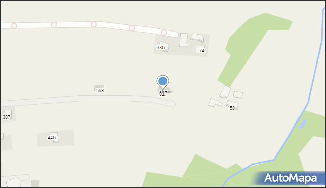 Dębno, Dębno, 617, mapa Dębno