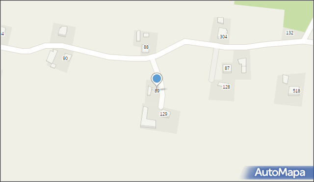 Dębno, Dębno, 89, mapa Dębno