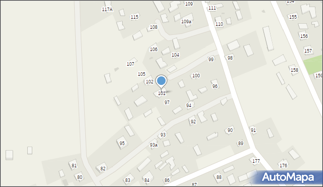 Dębno, Dębno, 101, mapa Dębno