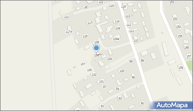 Dębno, Dębno, 106, mapa Dębno