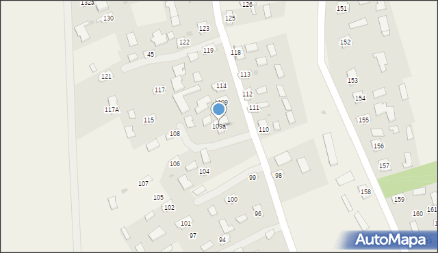 Dębno, Dębno, 109a, mapa Dębno