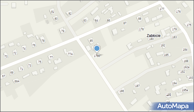 Dębno, Dębno, 178b, mapa Dębno