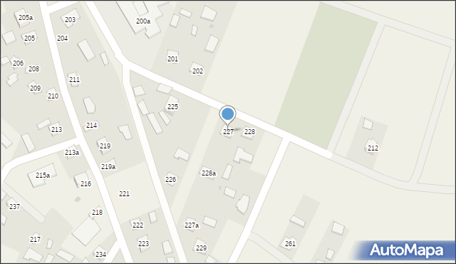 Dębno, Dębno, 227, mapa Dębno