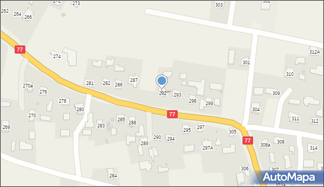 Dębno, Dębno, 292, mapa Dębno