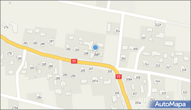 Dębno, Dębno, 299a, mapa Dębno