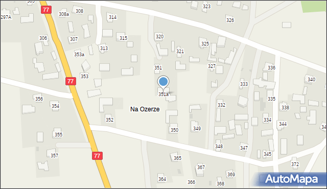 Dębno, Dębno, 351a, mapa Dębno