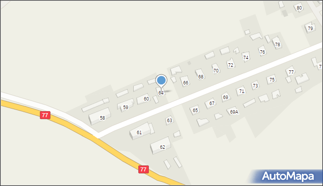 Dębno, Dębno, 64, mapa Dębno