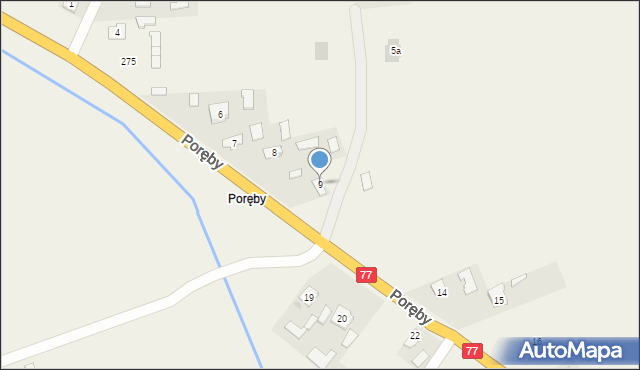 Dębno, Dębno, 9, mapa Dębno