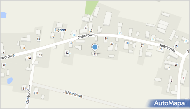 Dębno, Dębno, 31, mapa Dębno
