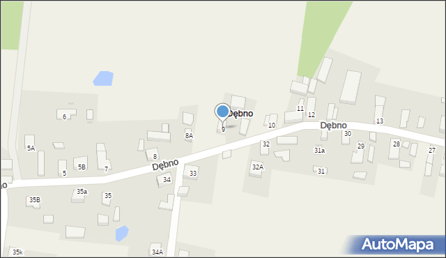 Dębno, Dębno, 9, mapa Dębno