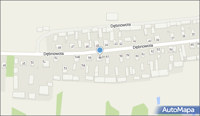 Dębnowola, Dębnowola, 56, mapa Dębnowola