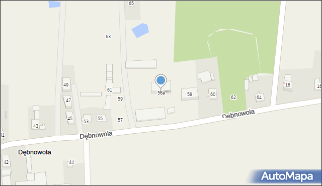 Dębnowola, Dębnowola, 56a, mapa Dębnowola