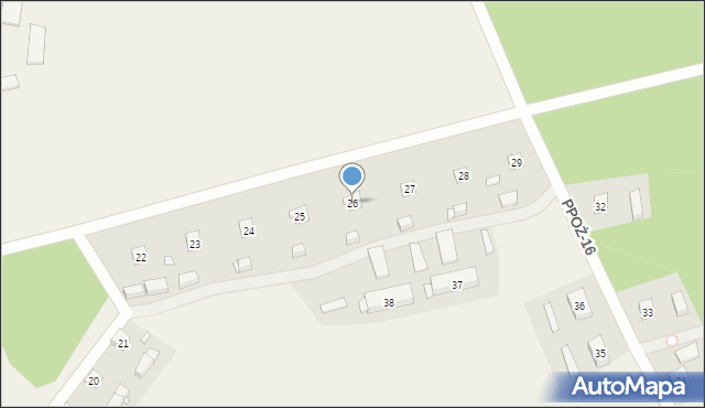 Dębogóra, Dębogóra, 26, mapa Dębogóra