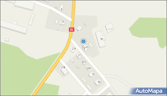 Dębogóra, Dębogóra, 5/1, mapa Dębogóra