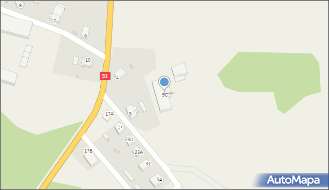 Dębogóra, Dębogóra, 5C, mapa Dębogóra