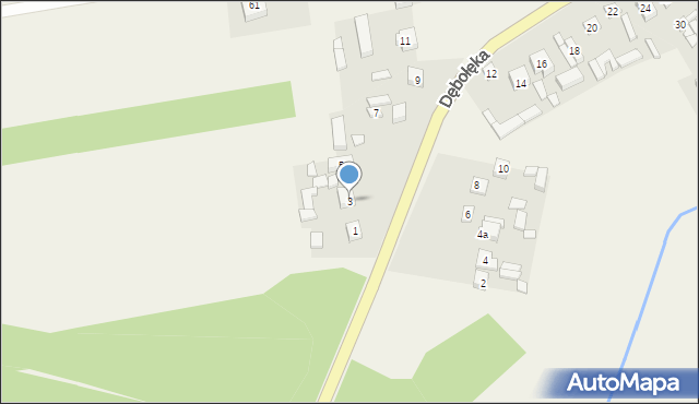 Dębołęka, Dębołęka, 3, mapa Dębołęka