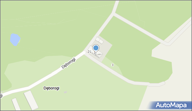 Dęborogi, Dęborogi, 2/3, mapa Dęborogi